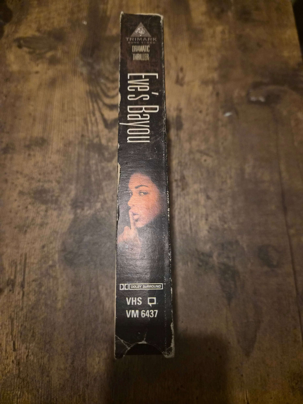 Eve's Bayou VHS movie cover spine showcasing the classic Trimark Home Video release from 1998.